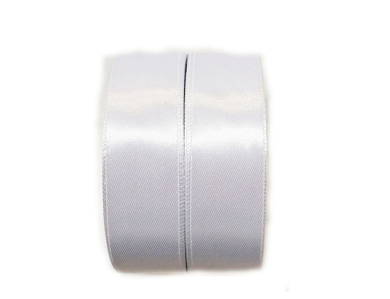 BEAD COOL - Satin Ribbon - 25mm Width - White - 42m - Bows and Wrapping