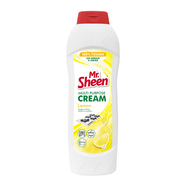 Mr Sheen Multi Purpose Cream Lemon 750ml - Cream Cleaner for All Surfaces