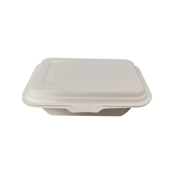 Biodegradeable 600ml Single Compartment Clamshell