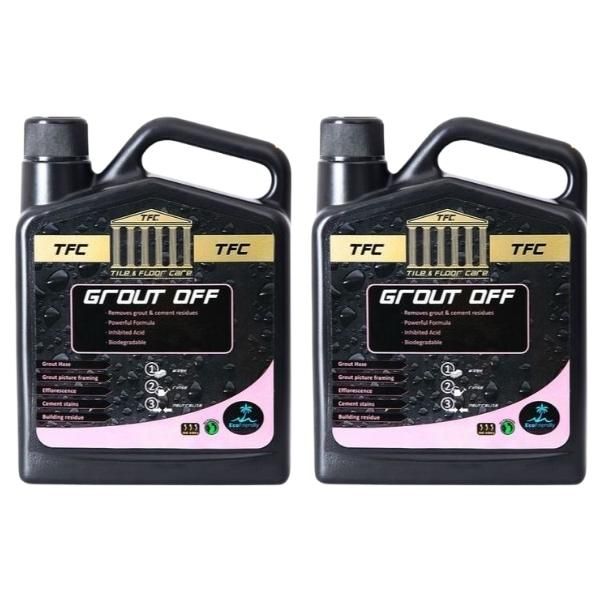 TFC - Grout Off - Grout Residue Remover - Tile and Floor Care - Pack of 2 - 1L