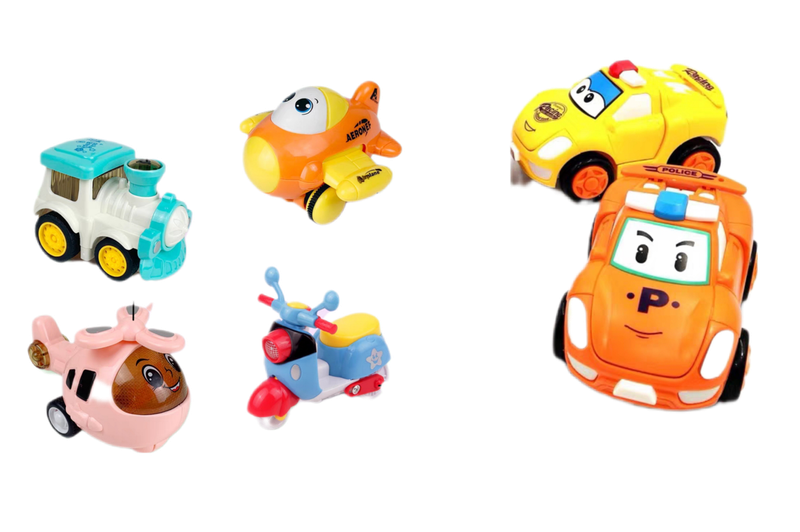 6 Adorable Push And Go Car ToyS