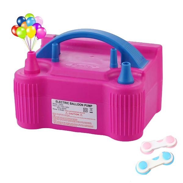 Electric Balloon Pump-Pink &amp; 2 Child Lockers