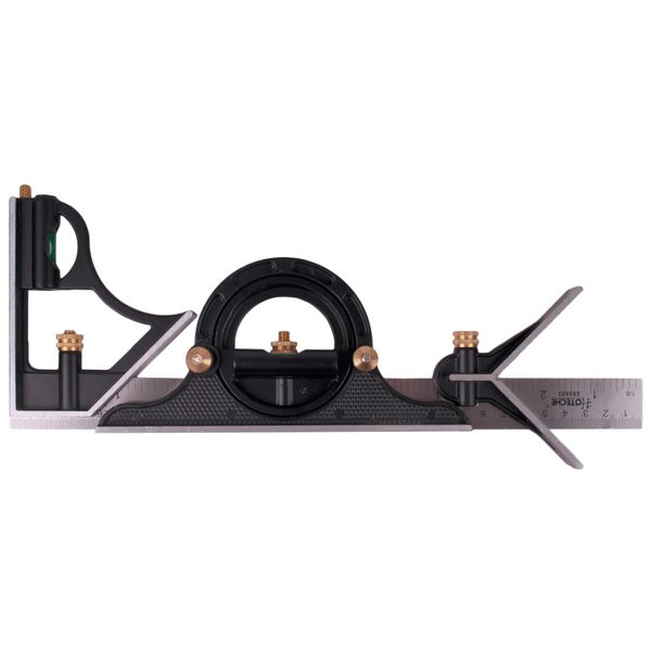 Hoteche 3-in-1 Combination Square Ruler - 300mm