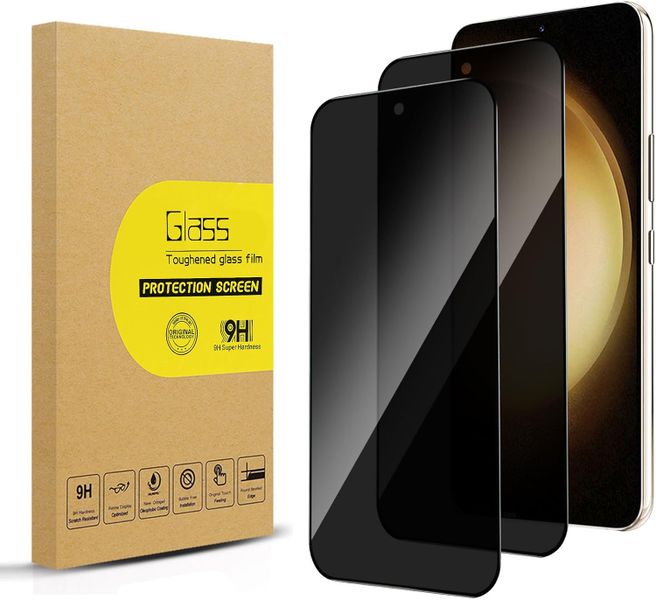 2-Pack Anti-Spy Screen Protector Compatible With Samsung Galaxy S24 Ultra