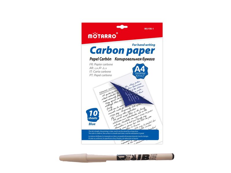 A4 Carbon Paper For Tracing Patterns 10 Sheets With ReVibe Pen
