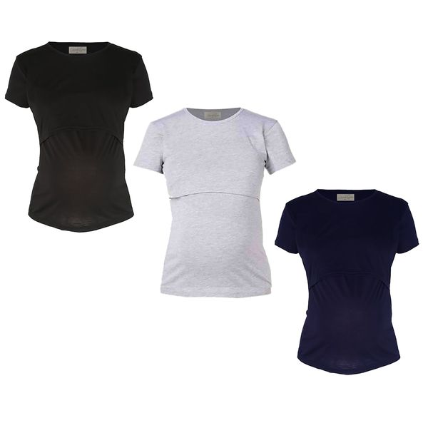 Hannah Grace Maternity 3 Day Summer Breastfeeding Top/Hidden Panel