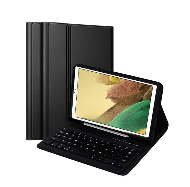 Wireless Bluetooth Keyboard With Pen Holder Compatible with SamsungTab A7Lite8.7"-Black