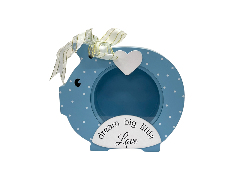 Dream Big Little Love Blue Piggy Bank Money Box