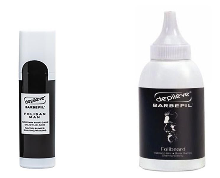 Depileve Barbepil Folisan Man 10ml and Depileve Barbepil - Foliclear 125ml