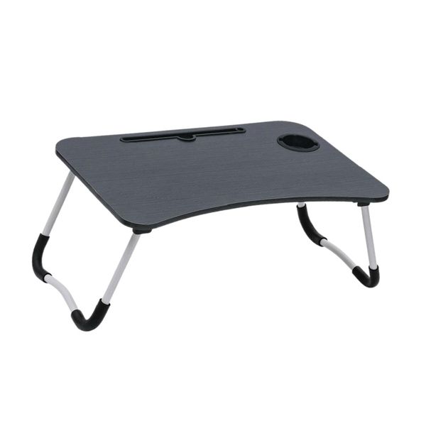 Foldable Laptop Desk Stand and Lap Tray - Black