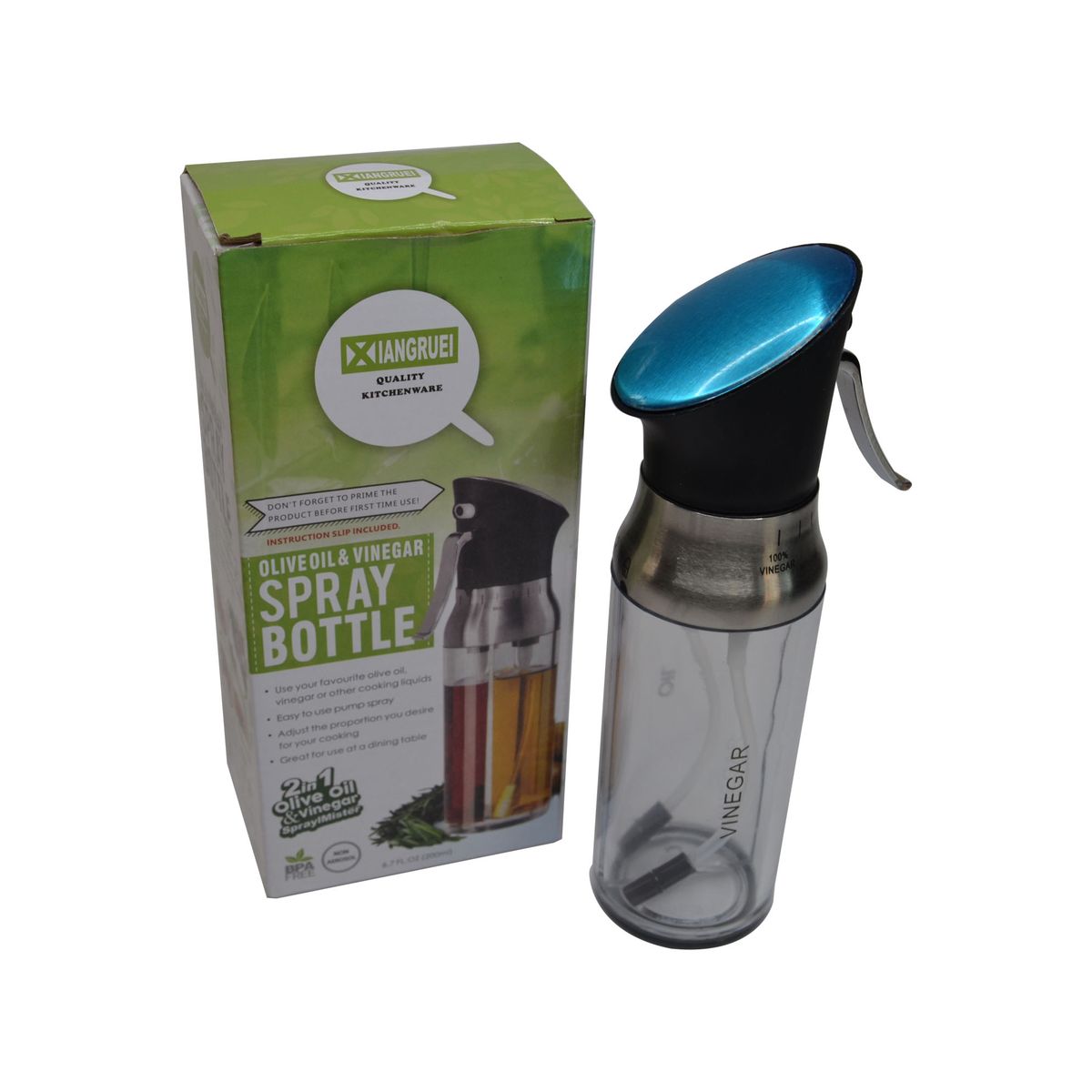 Olive Oil & Vinegar Spray Bottle 2In1 Shop Today. Get it Tomorrow!
