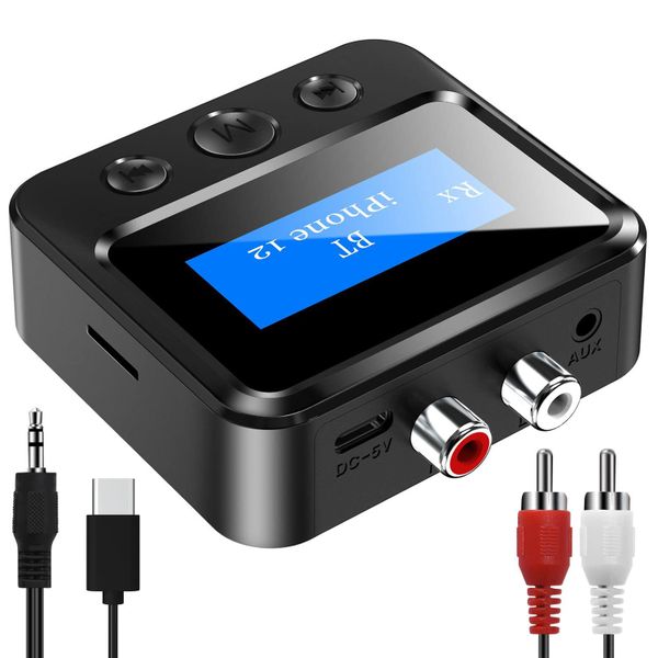 Bluetooth Receiver for Old Stereo, 3.5mm AUX Bluetooth Audio Adapter