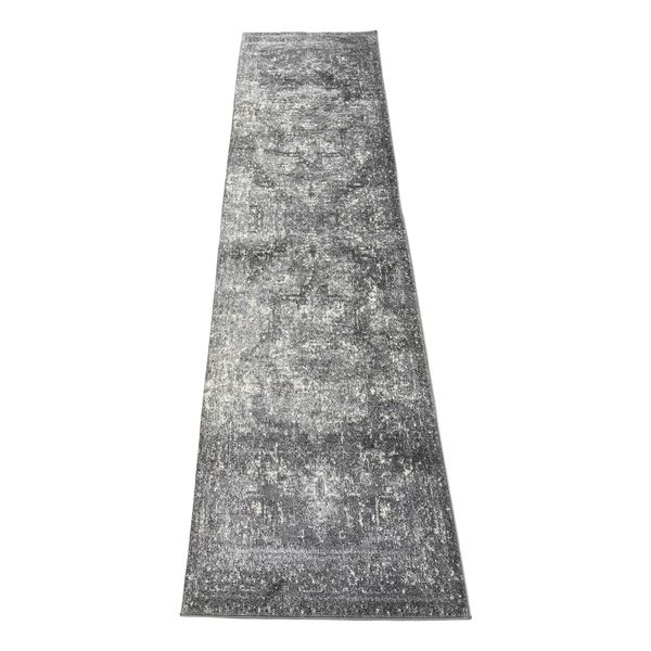 Rugs Persian Faded Look Machine Made Runner/Rug - Grey - 300 x 80 cm