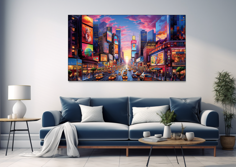 Canvas Wall Art - Metropolis Marvel Abstract - BK0349