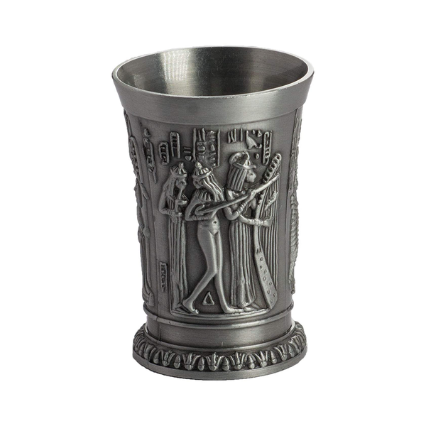 Metal Egyptian Ramses Wine Cup Mini Vintage Cup Shot Glass