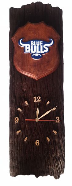 Sleeper Wood Clock (Bulls Rugby)