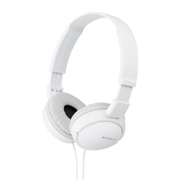 Sony MDR-ZX110 Wired On Ear Headphone (White)