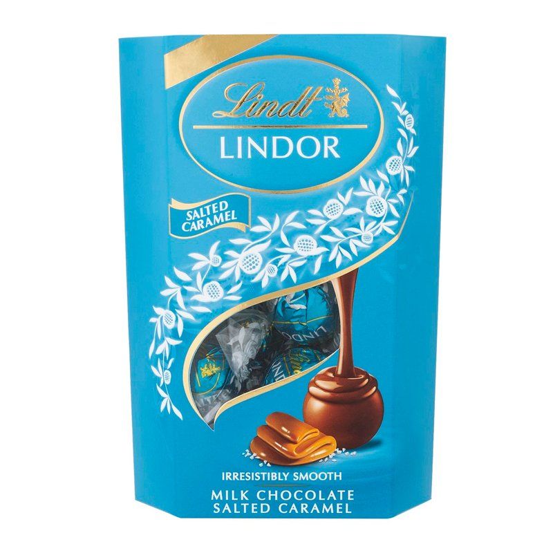 Lindt Lindor Salted Caramel Chocolate Cornet 200g 8 Pack Shop Today Get It Tomorrow 8383
