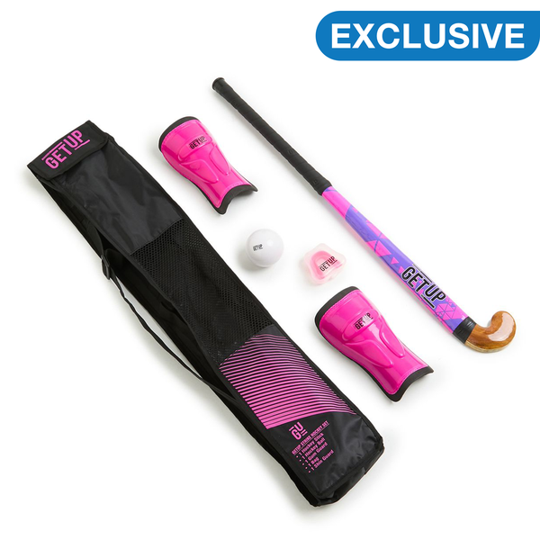 GetUp Strike Wooden Hockey Set - Pink