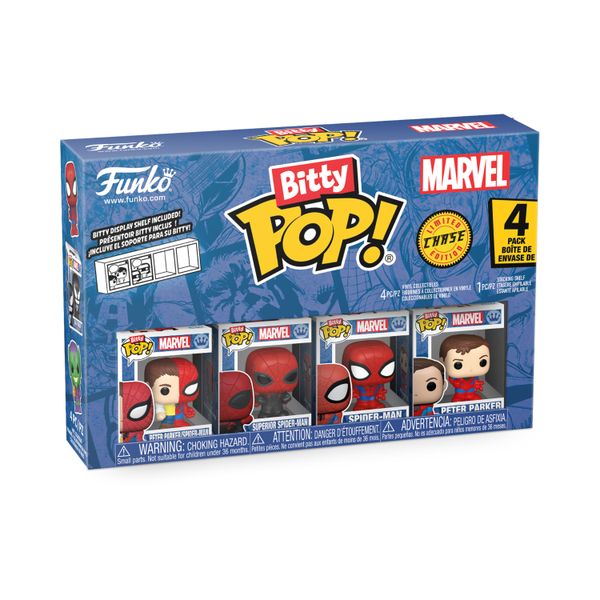 Funko Bitty Pop! Marvel Spider-Man Series 4 - 4 Pack
