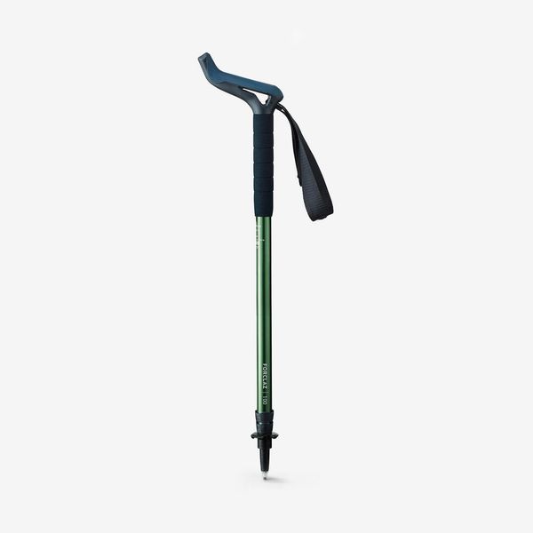 Forclaz Hiking Pole - Mt100 Ergonomic Green