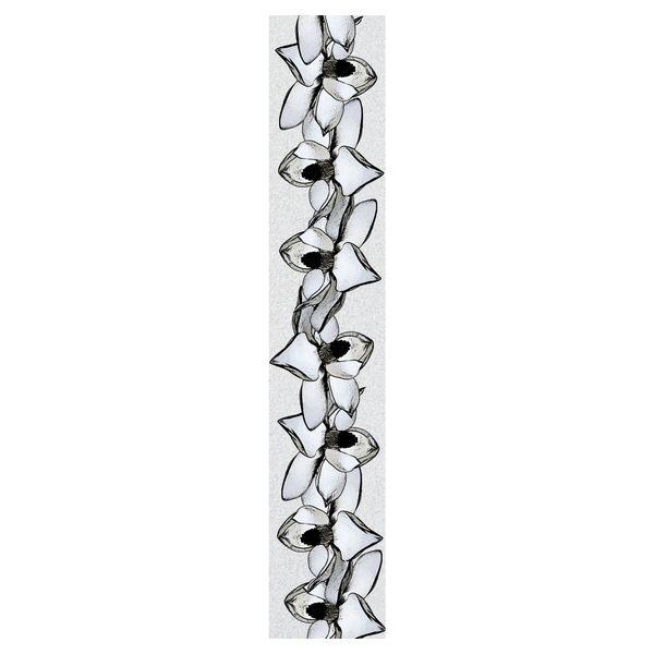 Beige and Black Beauty Table Runner