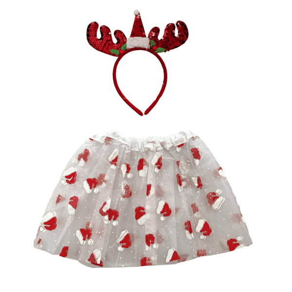 Christmas Tutu Set with Ears