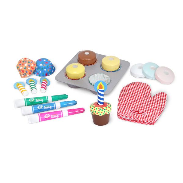 Melissa &amp; Doug Bake and Decorate Cupcake Set