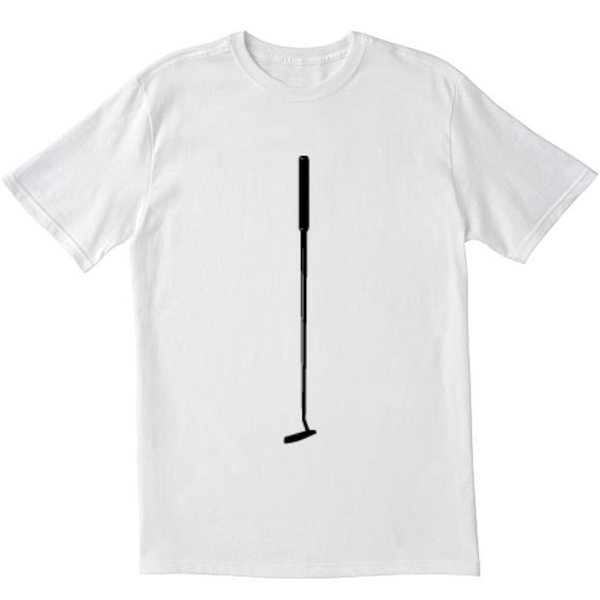 Golfer Stick White T-shirt