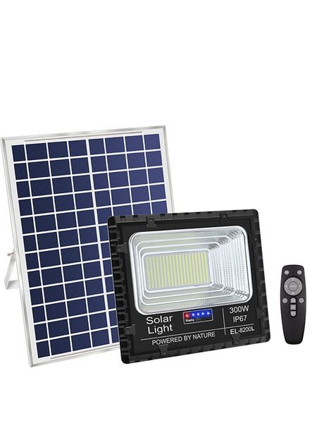 LED Solar Smart Flood Light with Remote control - 300W