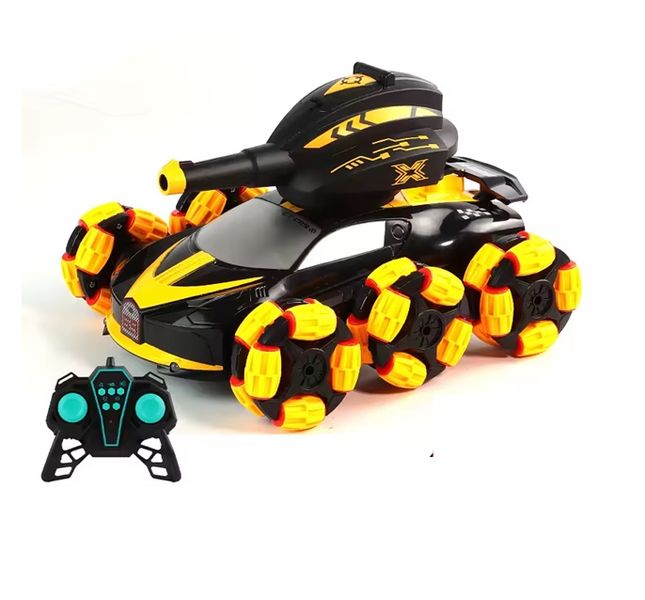 4WD RC Water Bullet Cannon Stunt Car - 360 Drifting Battle Vehicle