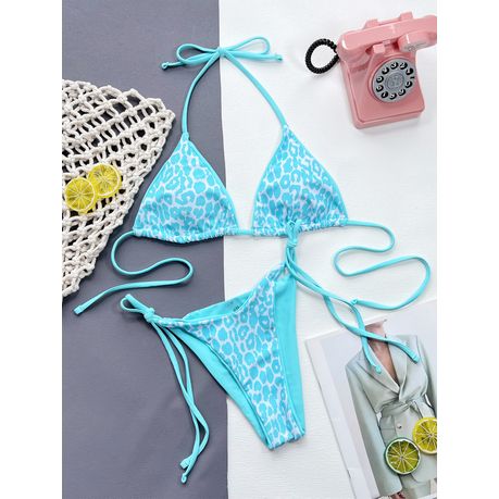 Women's Triangle Bikini String Bikini Set Two Piece Swimsuit