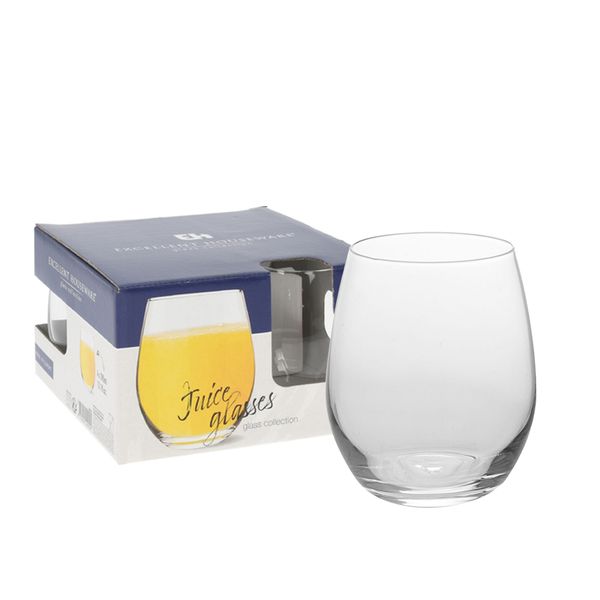 Tumbler Drink Glasses Set of 4 - 390ml