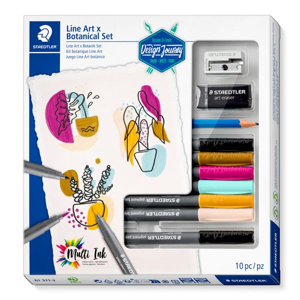 STAEDTLER Pigment Brush Fibre-tip Pens With Brush Nib
