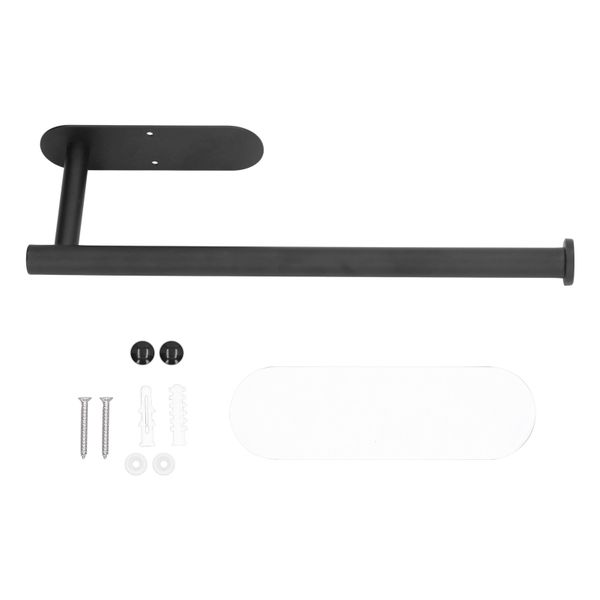 Stainless Steel Wall Mount Paper Towel Holder Kitchen Bath