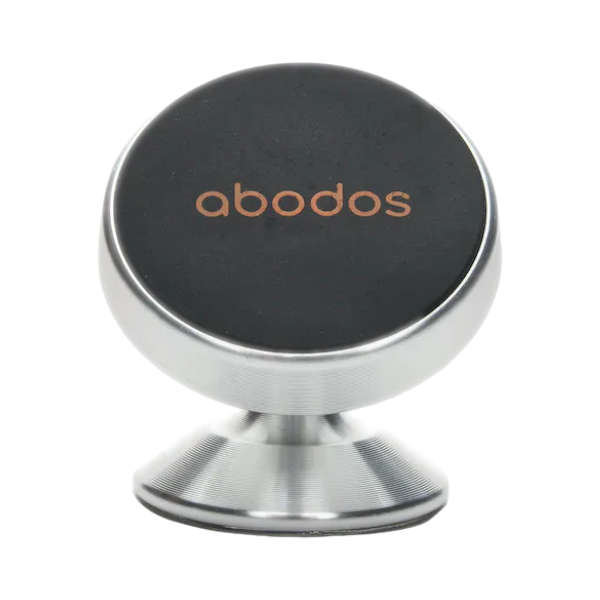 ABODOS - AS-TS62 - Rotatable Magnetic Car Phone Holder - Silver