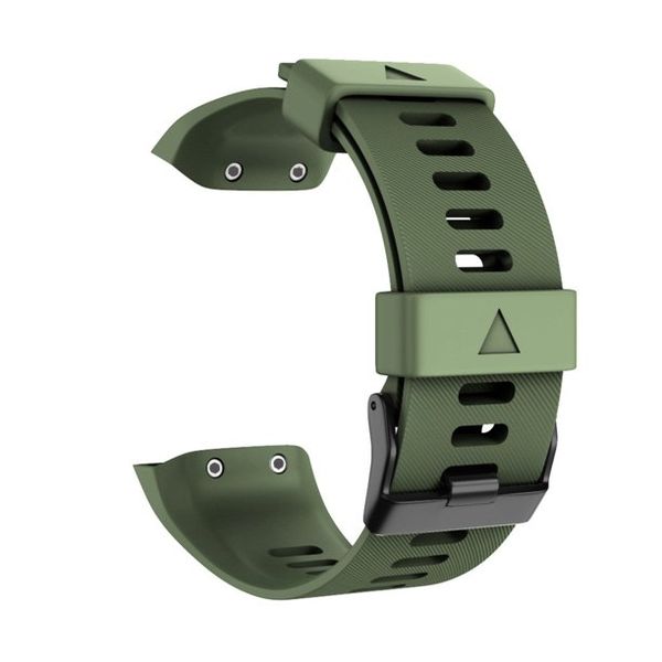 Silicone Replacement Band Compatible with Garmin Forerunner 35 - Army Green