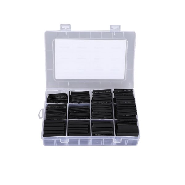 650pcs Insulated Flame-Retardant Heat Shrinkable Wire Protective Sleeve