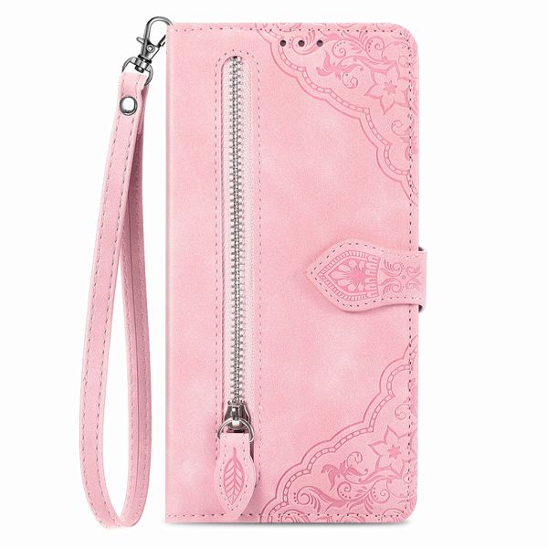 Zippered Flip-top Phone Case Compatible with Samsung Galaxy S26
