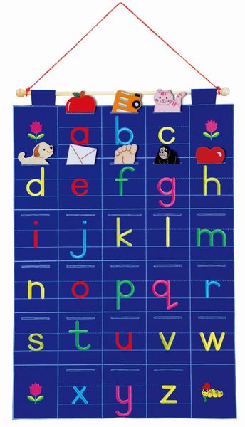Alphabet Wall Hanging Chart(lowercase) 50X70cm