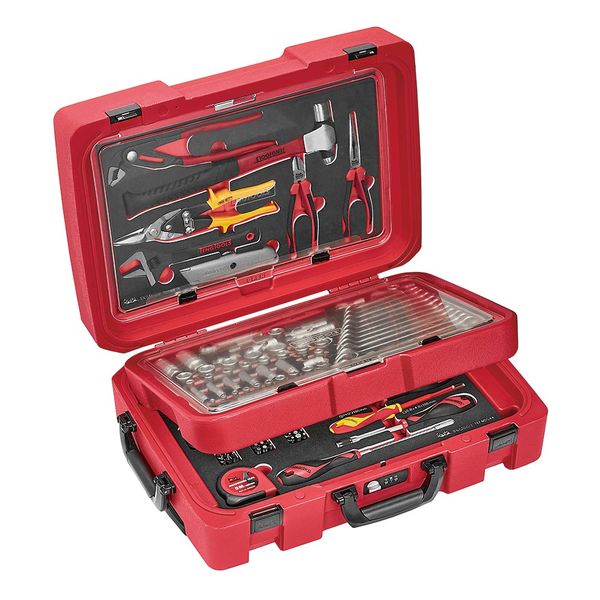 TengTools - 118 Piece Lockable Portable Tool Kit, EVA Foam - SCE2