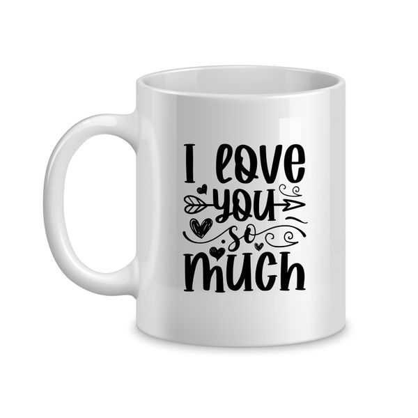Love Much Coffee Mugs for Mothers Trendy Mom Sayings Graphic Present 059