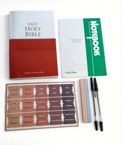 Bible Study Combo - 7 Piece Set, Christian bible study kit, for growth.