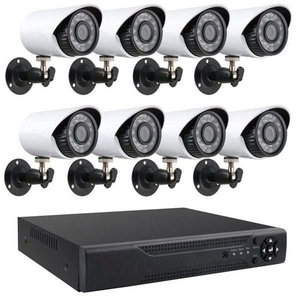 AHD 8-Channel Home CCTV Security System with Internet &amp; 5G Viewing