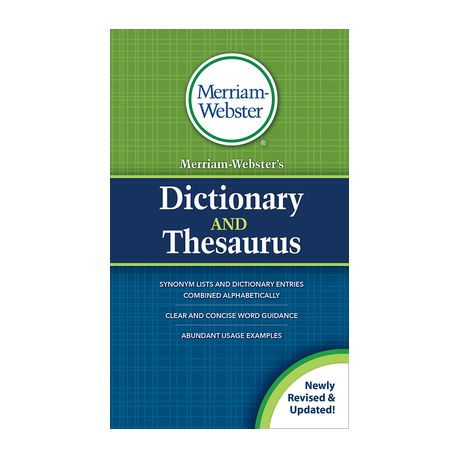 Merriam Webster S Dictionary And Thesaurus Revised And Updated Buy Online In South Africa Takealot Com