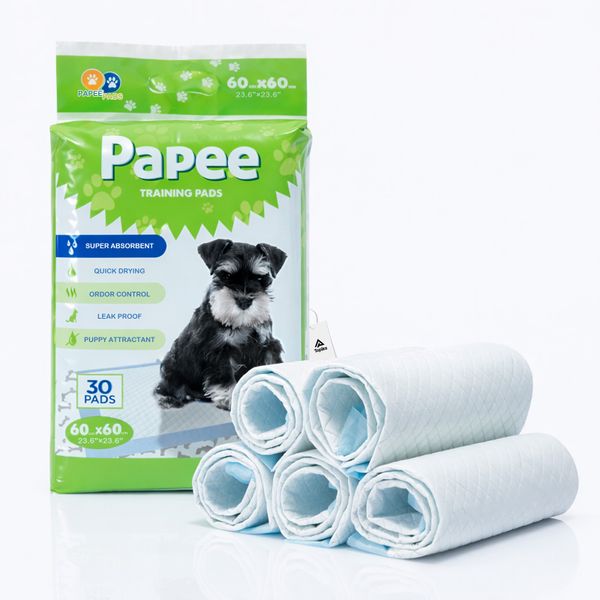 Topika Disposable Puppy Training Pads, Super Absorbent Pee Pads 30-Piece