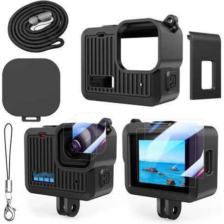 Accessories Kit Compatible with Go Pro Hero 4K Action Camera, Rubber Case Image