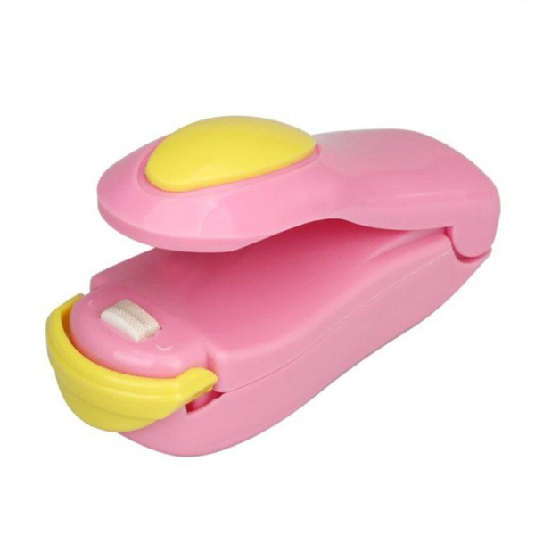 Mini Plastic Sealer - Pink and Yellow