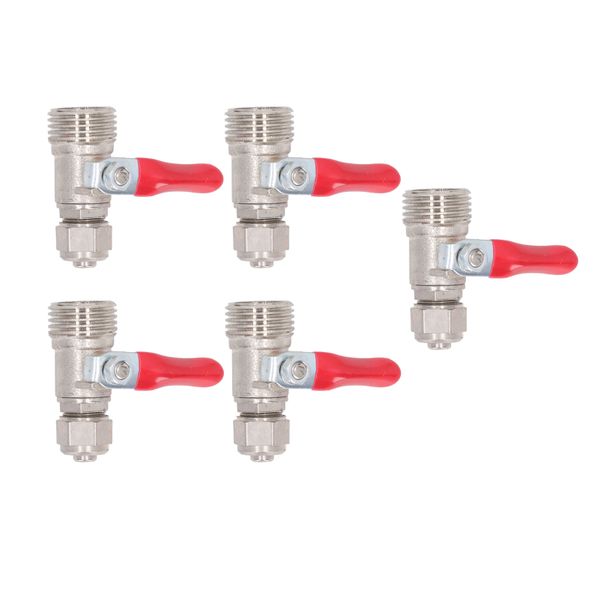 Straight Ball Valve for Water Purifier, 4/5in to 2/5in