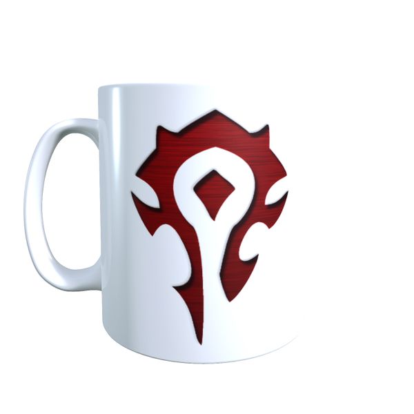 Horde Crest Embossed - Warcraft Coffee Mug